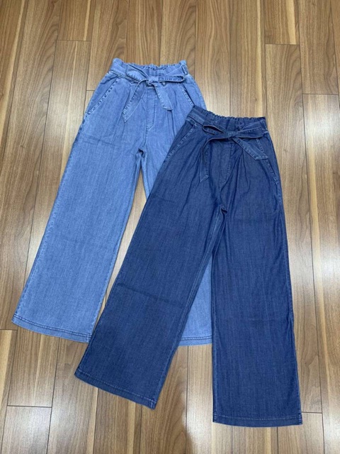 Quần jeans giấy suông