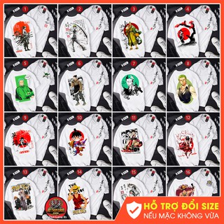 [𝗛𝗢𝗧] Áo thun One Piece Luffy Zoro ACE Nhóm Mũ Rơm đẹp siêu ngầu, mới nhất Shop Ao Thun Game Vn