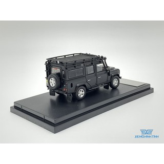 Xe Mô Hình Land Rover Defender 1:64 Master ( ĐEN NHÁM )