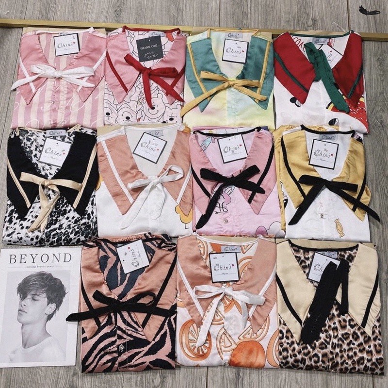 [FREE SHIP] Bộ đồ Pijama lụa - Bộ lụa hoạ tiết mát lịm [HÀNG SIÊU ĐẸP] | BigBuy360 - bigbuy360.vn