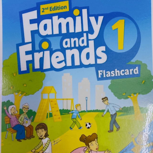 THẺ FAMILY AND FRIENDS 1 (2nd) -ép plastics