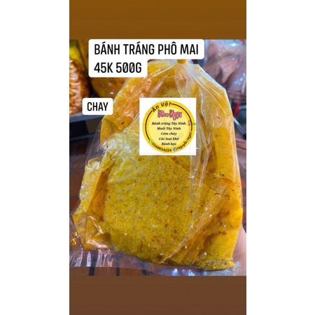 Bánh tráng vuông phô mai mè Tây Ninh siêu ngon_500g