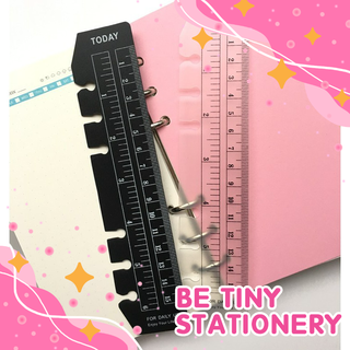 Thước nhựa phân trang phụ kiện sổ còng A5 A6 Be Tiny