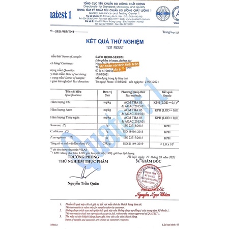 Serum Safoherb 10ml | BigBuy360 - bigbuy360.vn