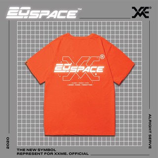 < XXME > - Áo thun phản quang 20SPACE màu cam XXME