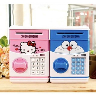 Két sắt mini doremon / kitty cho bé