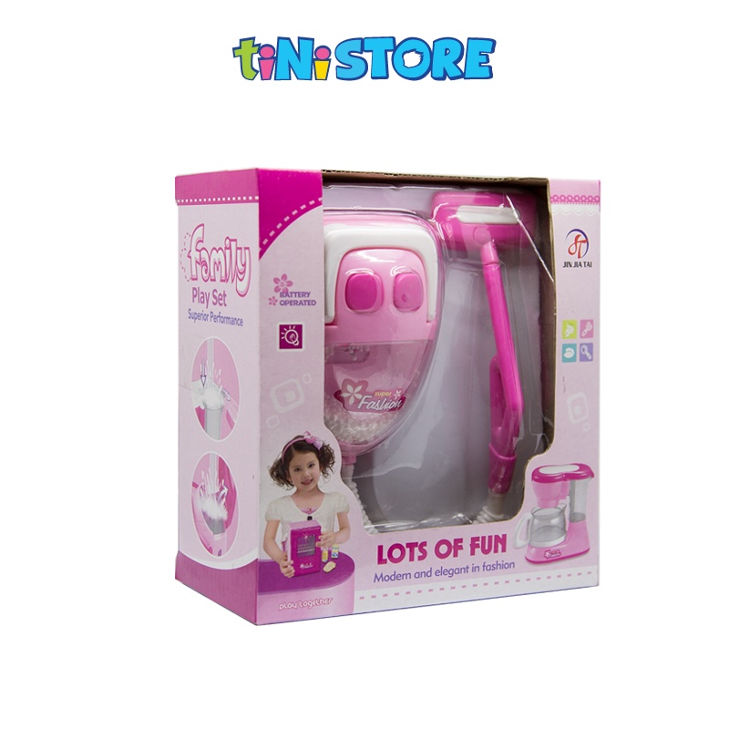 [Mã BMBAU50 giảm 7% đơn 99K] Đồ chơi tiNiToy máy hút bụi màu hồng Value Toys 2912