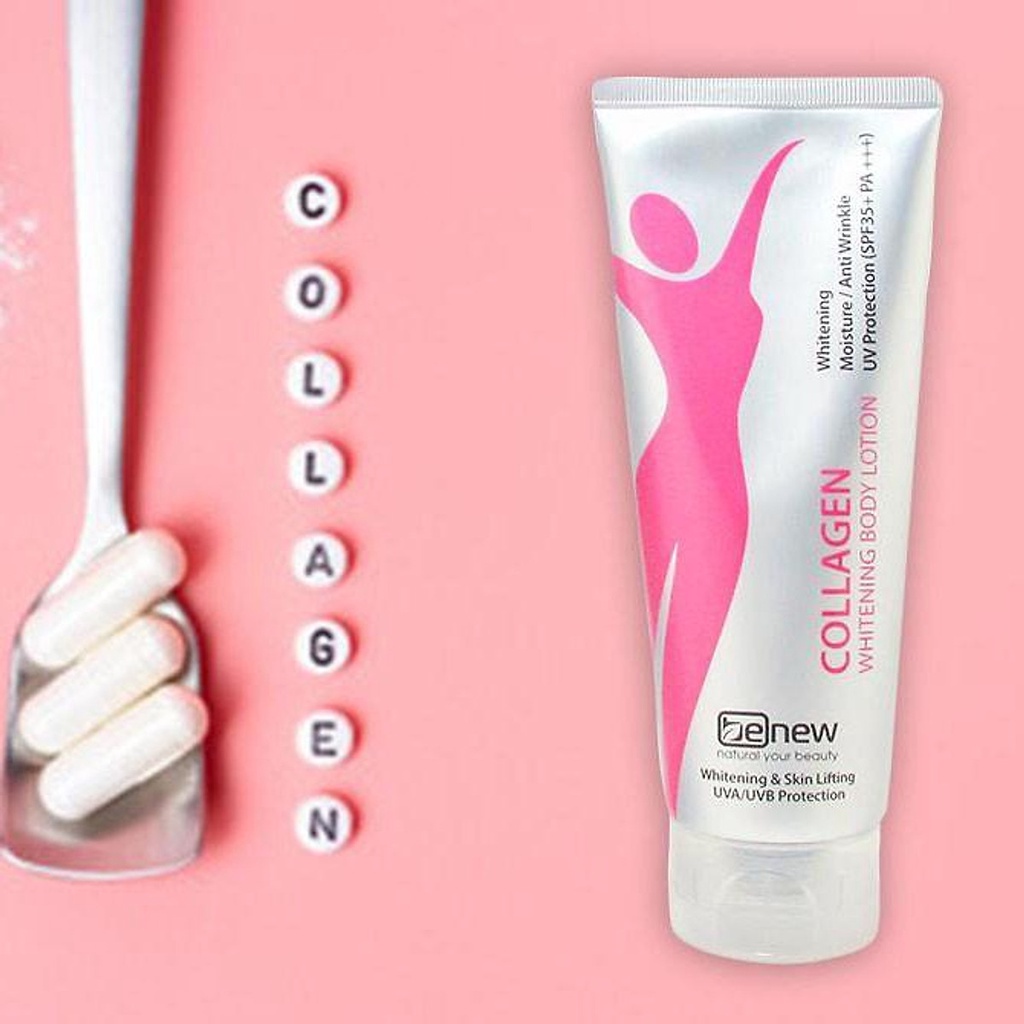 Dưỡng Thể Trắng Da Nâng Tone Benew Collagen Whitening Body Lotion 200ml