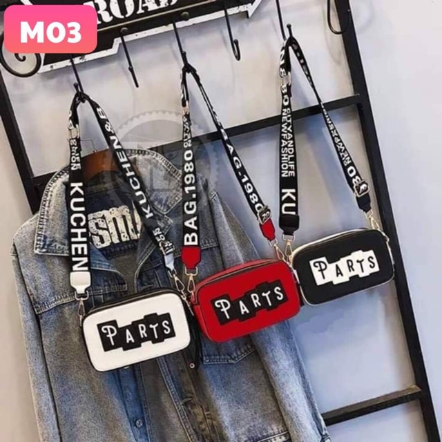 Túi Đeo Chéo Parts Dây Chữ