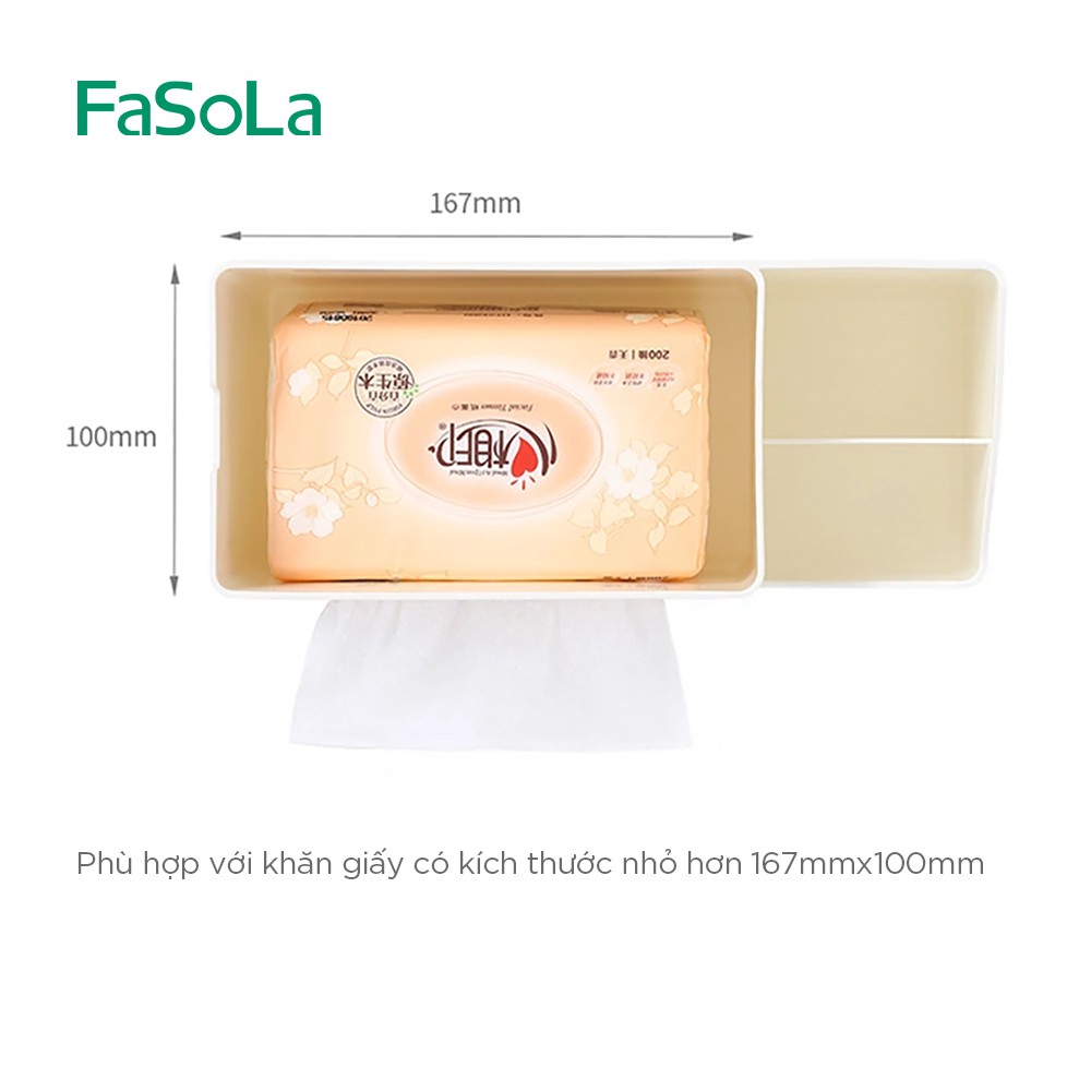 [FREESHIP] Hộp đựng khăn giấy tiện lợi FASOLA FSLYF-015