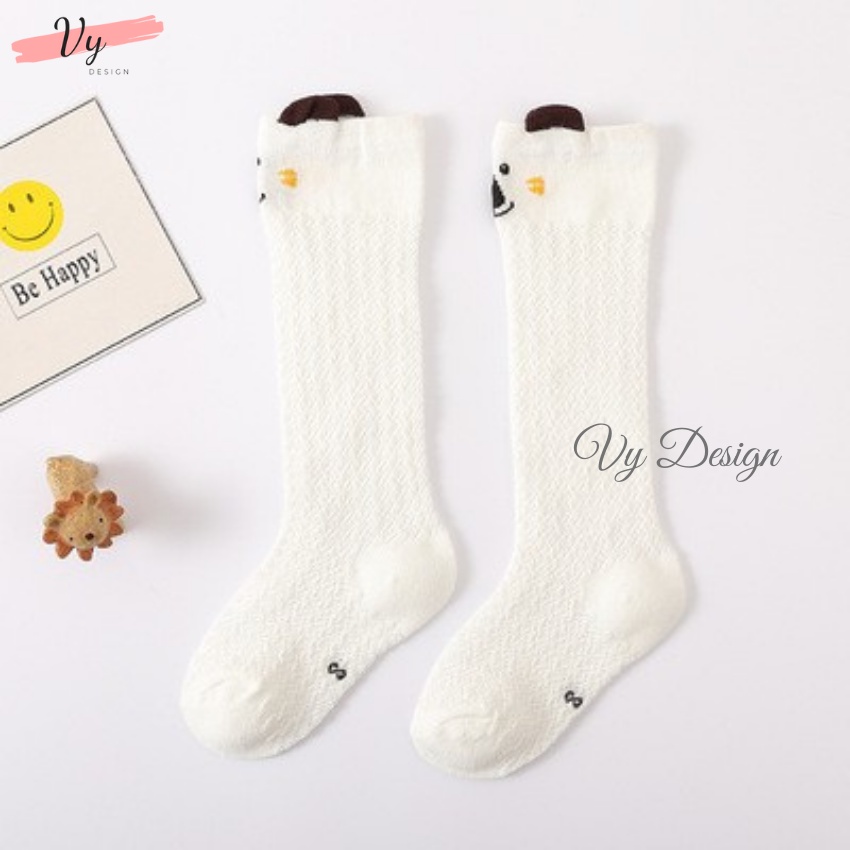 Tất Bé Gái Mùa Hè VY DESIGN. Tất Chống Muỗi Mùa Hè Cho Bé, Tất Lưới Cao Cấp Không Xù. Vớ Mùa Hè Bé Gái