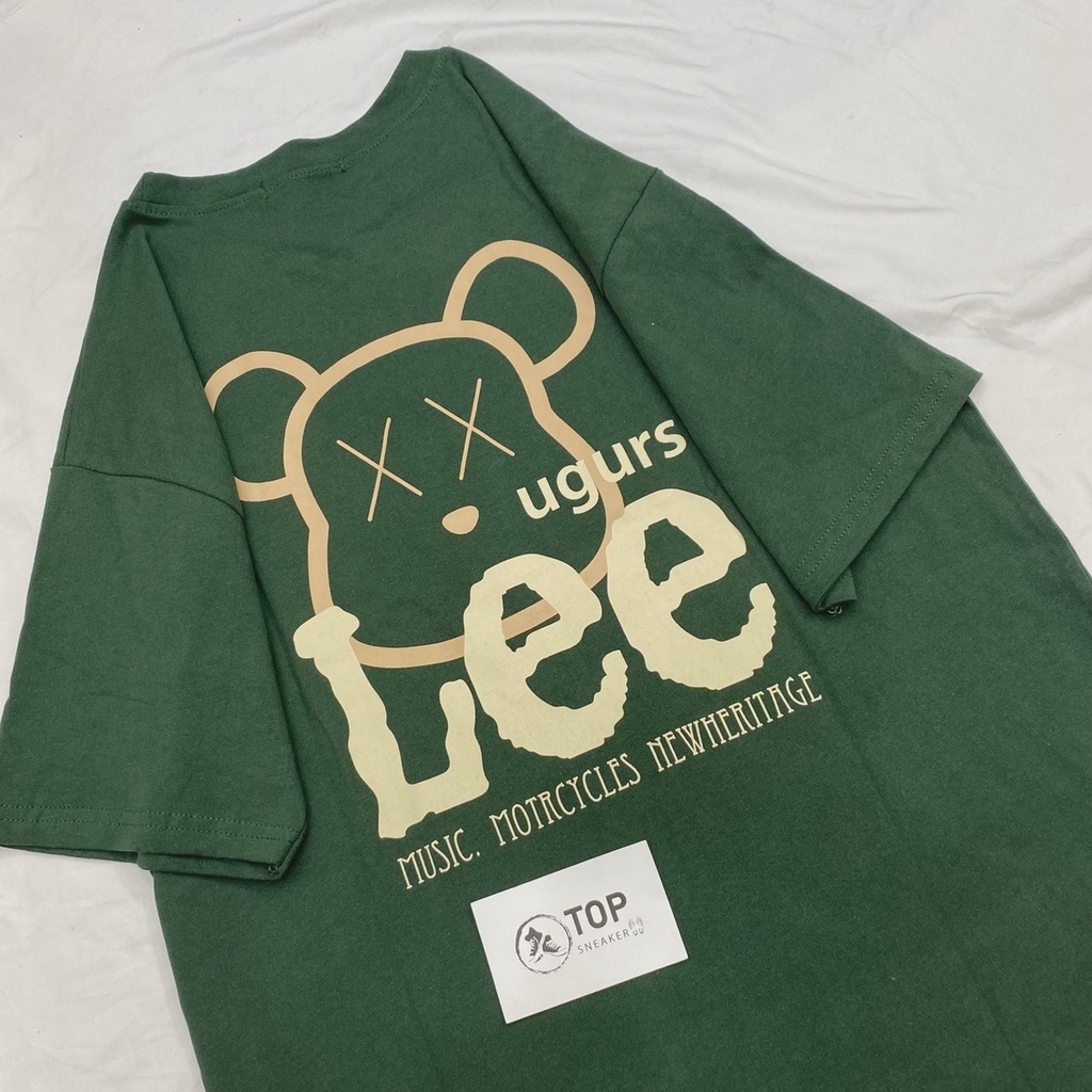 Áo thun 3158 tay lỡ nam nữ Lee, áo phông unisex form rộng cotton oversize- Linh Top