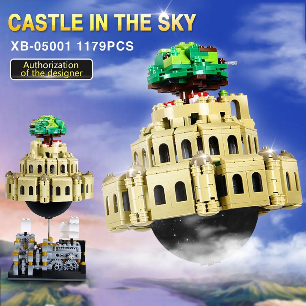 （CÓ SẴN）Đồ chơi lắp ráp mô hinh Castle In The Sky XB05001 Authorization Of The Designer Lâu Đài Trên Mây