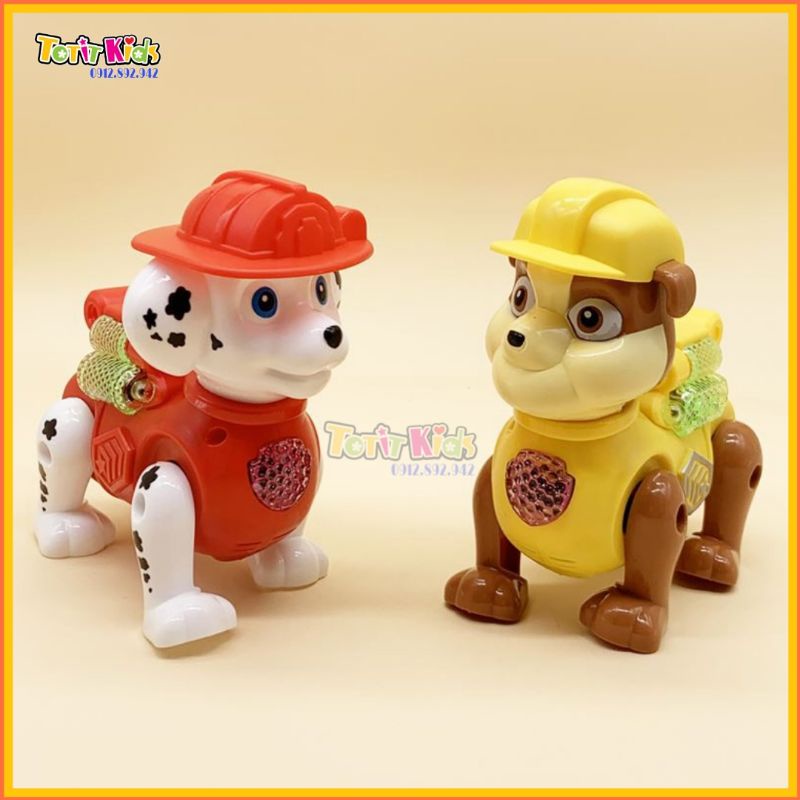 ( Tặng pin) Chó cứu hộ chạy bằng pin cực đáng yêu