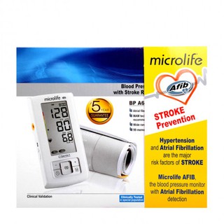 Máy đo huyết áp bắp tay Microlife BP A6 Basic - Cảnh báo đột quỵ