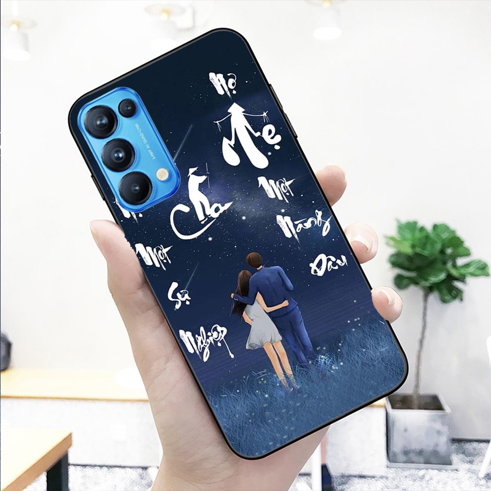 Ốp lưng kính cường lực Oppo Reno6 Reno6z Reno5 Reno4 in hình cao cấp- độc -lạ- siêu hot.