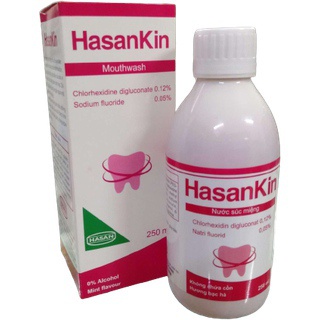 Nước súc miệng Hasankin - Không chứa cồn, hương bạc hà