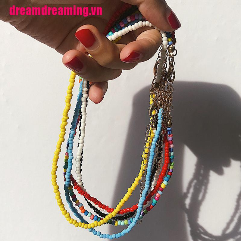 Vòng Cổ Choker Đính Hạt Phong Cách Bohemian