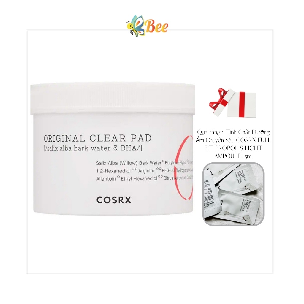 Bông tẩy da chết Cosrx One Step Original Clear Pad 70 miếng