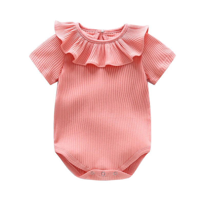 Trang Phục Leo Núi Bằng Vải cotton Tay Ngắn Cho Bé Gái Sơ Sinh Mẫu 2023