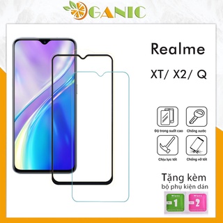 Kính Cường Lực Realme XT X2 Q Kính Trong Suốt Full Màn Hình - Tặng Kèm Khăn Lau