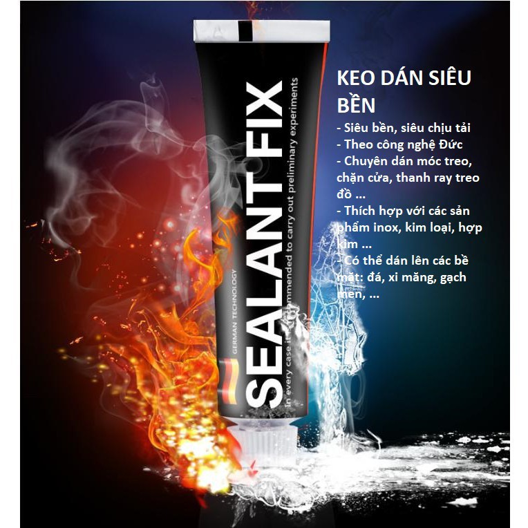Keo Gắn Đa Năng, Keo Dán Tường Chịu Lực Không Khoan Đục, Keo Chịu Nước, Keo Dán Đa Năng Siêu Dính. Kingler 6010