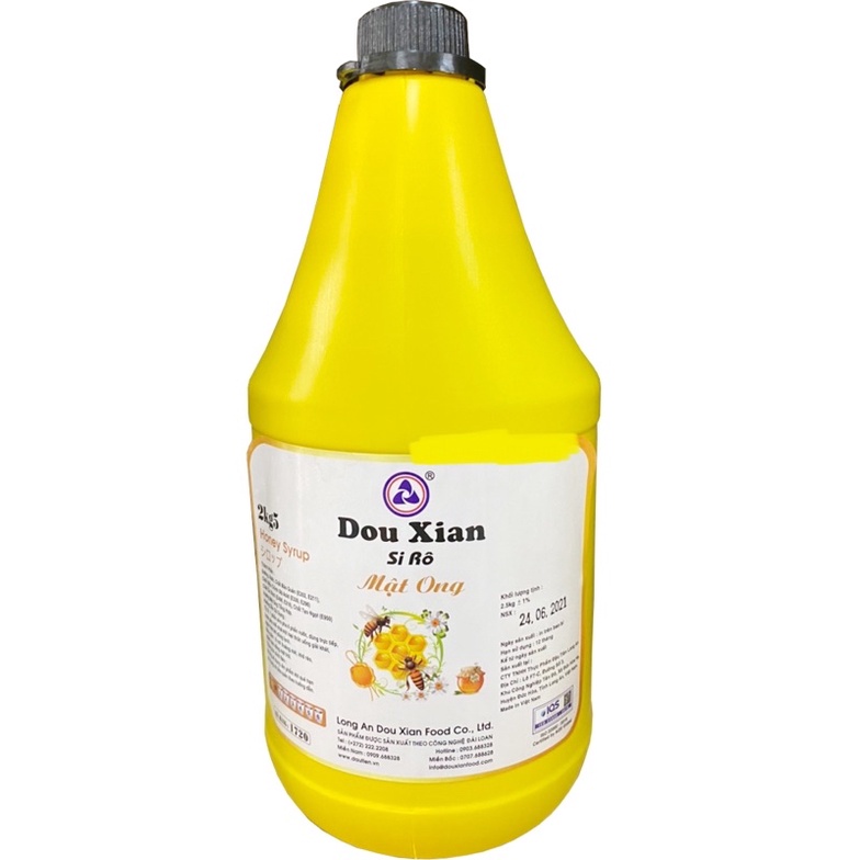 SIRO SYRUP MẬT ONG DOUXIAN BÌNH VÀNG 2,5kg