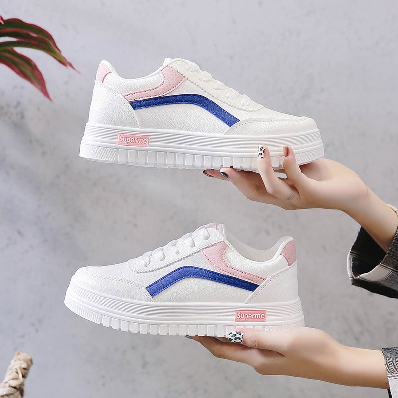 Giày thể thao nữ độn đế 4cm. Sneaker nữ độn đế kiểu dáng hàn quốc.