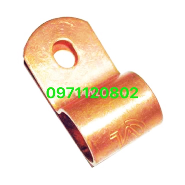 Kẹp định vị cáp thoát sét trên tường