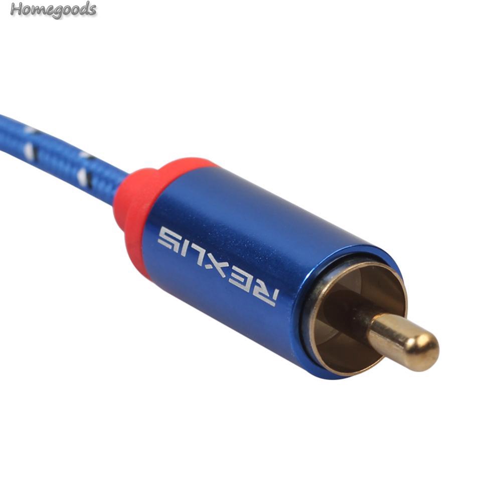 Dây Cáp Âm Thanh Chuyển Đổi Từ Đầu Cắm 3.5mm Sang 2 Đầu Cắm Rca Chuyên Dụng