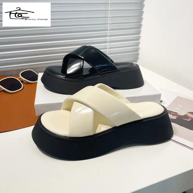 Dép Sandal Đế Dày Thời Trang Mùa Hè Phong Cách Mới~2022