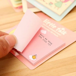 Note chữ nhật nhiều màu