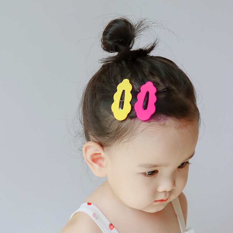 Set 5 Kẹp Tóc Màu Sắc Kẹo Ngọt Phong Cách Hàn Quốc Cho Bé Gái