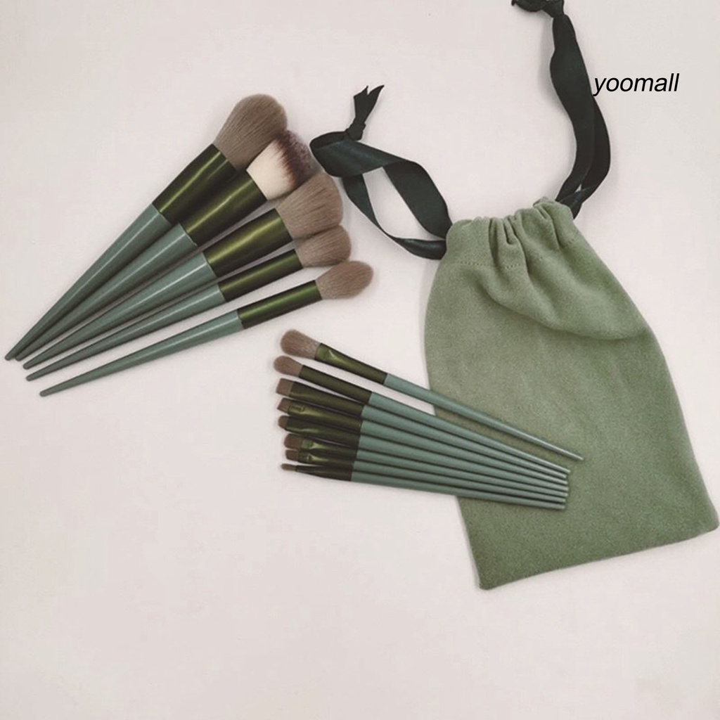 [Hàng mới về] Set 13 cọ trang điểm lông mịn khô nhanh an toàn