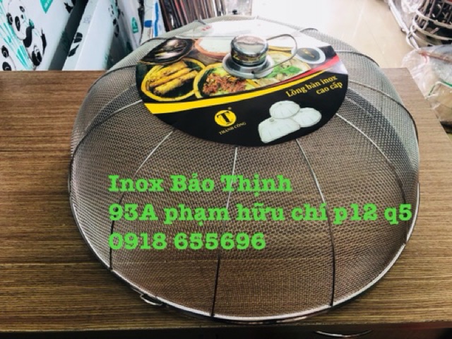 Lồng bàn inox ( 50cm--60cm)