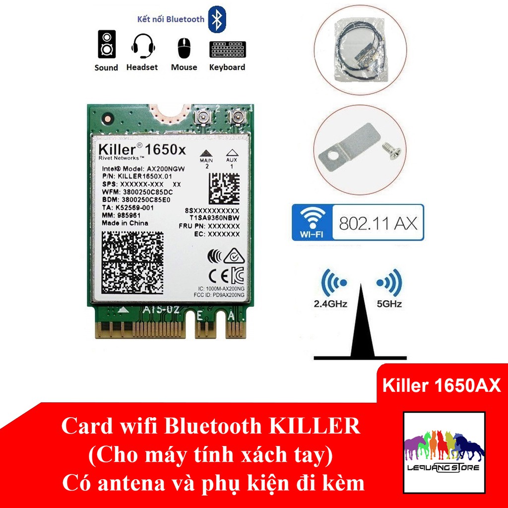 Card Wifi Bluetooth Killer 1535 1550 1650 | BigBuy360 - bigbuy360.vn