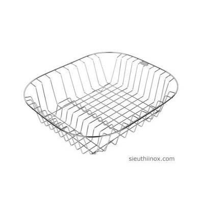 Rổ bồn inox trong chậu rửa