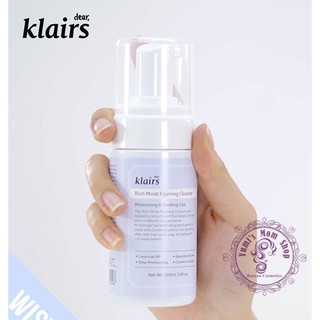 Sửa Rửa Mặt Dạng Bọt Klairs Rich Moist Foaming Cleanser