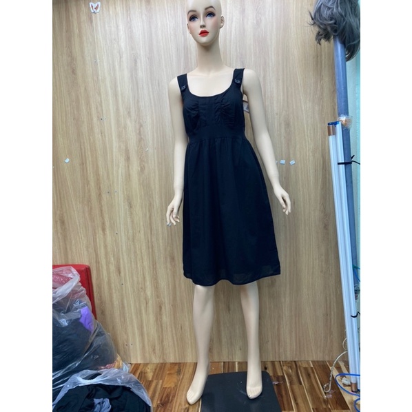 Đầm dây nút 2 lớp xuất dư xịn