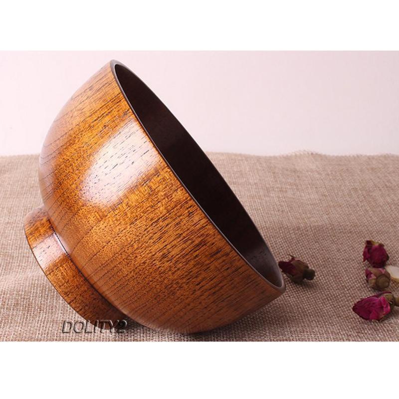 [Dolity2] Bát Ăn Cơm / Mì Bằng Gỗ Thủ Công Phong Cách Nhật Bản