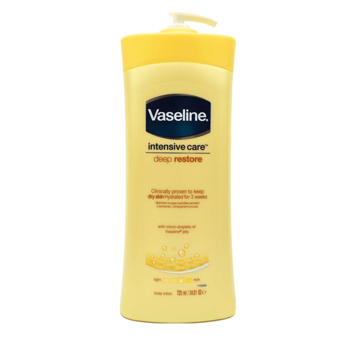 Sữa Dưỡng Thể Vaseline Intensive Care Deep Restore 725ml