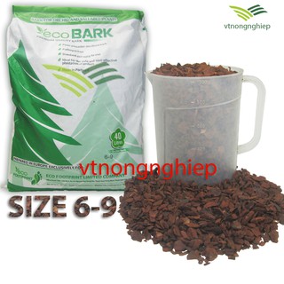 Vỏ thông trồng lan Ecobark, đong 1 lit (300-350g) , vỏ thông nhập khẩu Bồ Đào Nha, đủ size 6-9, 9-12,12-18,18-25