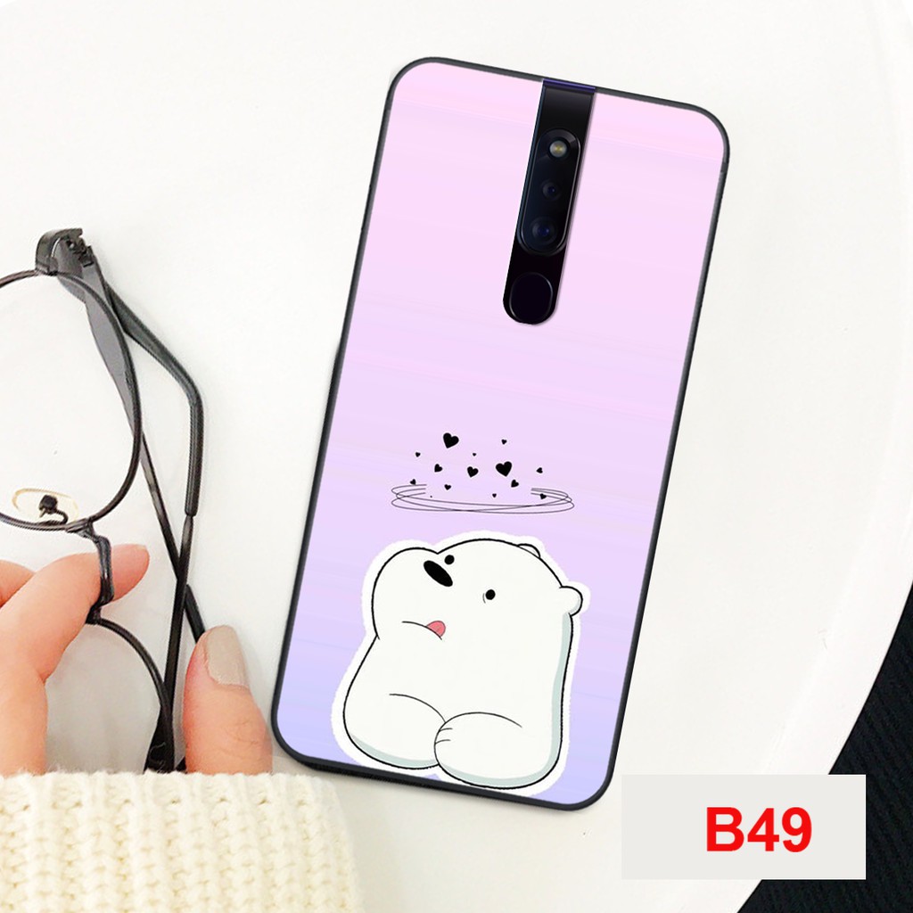 [FREESHIP]ỐP LƯNG OPPO F11/F11 PRO HÌNH CHÚ GẤU TRẮNG SIÊU CUTE