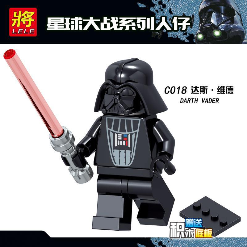 Minifigures Các Mẫu Nhân Vật Trong Star Wars Darth Vander Han Solo Lele C015 C016 C017 C018 C019 C020 C021 C022