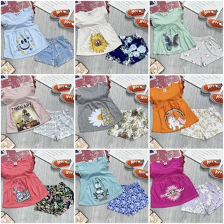 [ Sale ] bộ baby doll cánh tiên cho bé gái sz 10-12kg