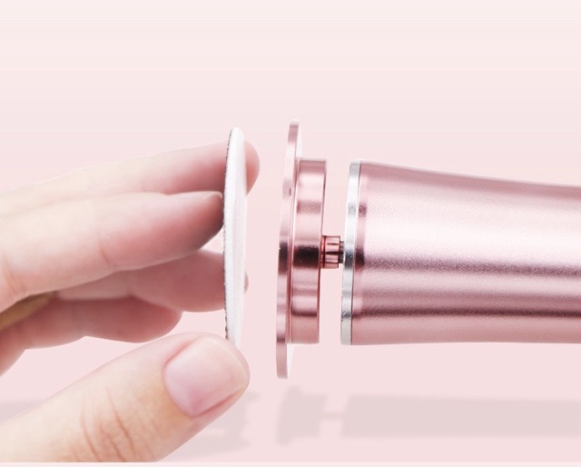 Máy chà gót chân tặng kem 60 miếng chà