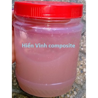 Gelcoat trong (clear gelcoat) dùng làm lớp men bóng trên bề mặt sản phẩm composite - 1kg + 10cc xúc tác
