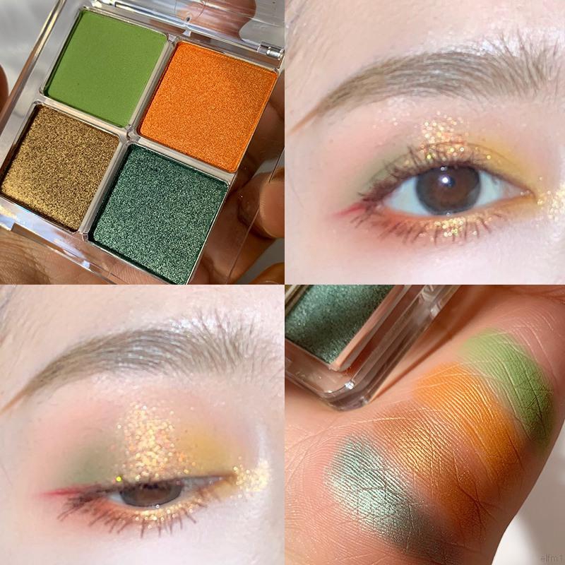 Bảng phấn mắt GUICAMI 4 màu sắc trang điểm lâu trôi dễ sử dụng | BigBuy360 - bigbuy360.vn