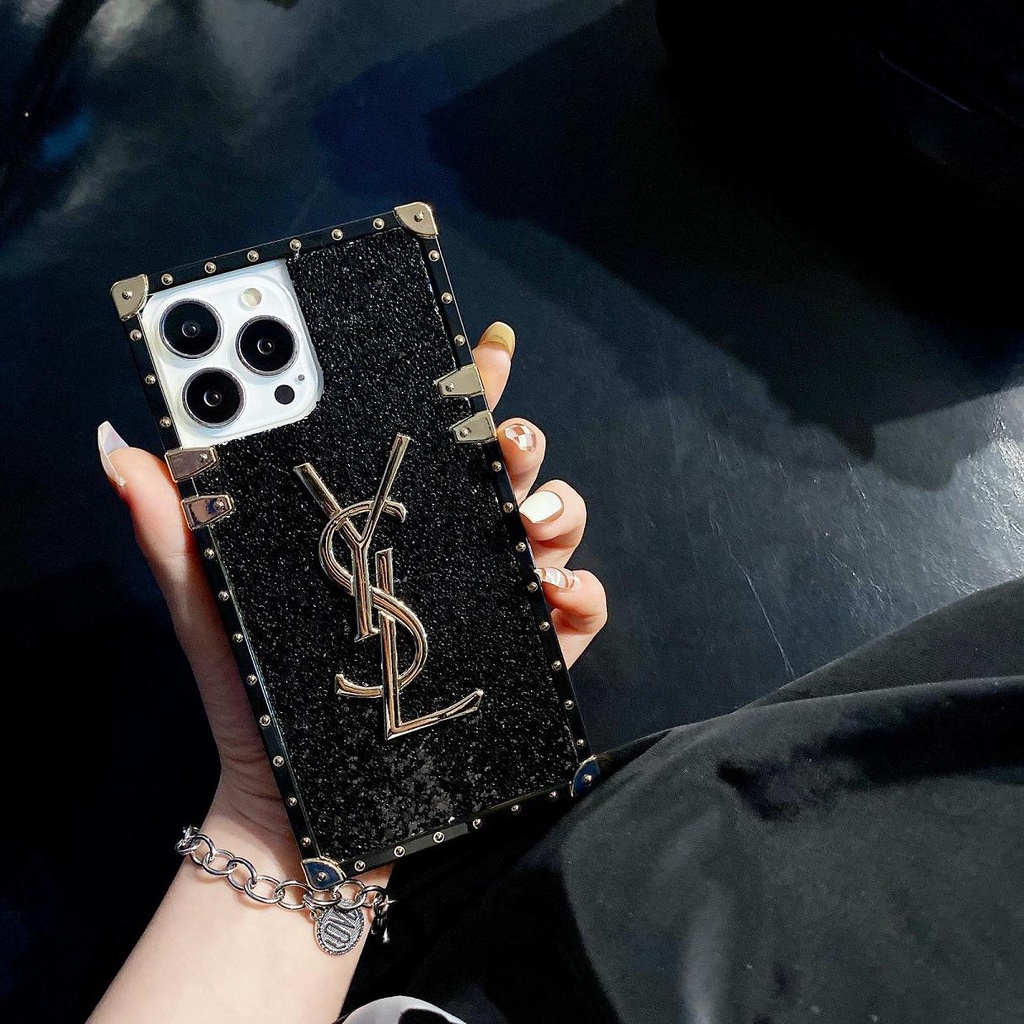 Ốp Điện Thoại Hình Vuông Lấp Lánh Thời Trang Cho Samsung Galaxy A03 A04S A13 A23 A33 A53