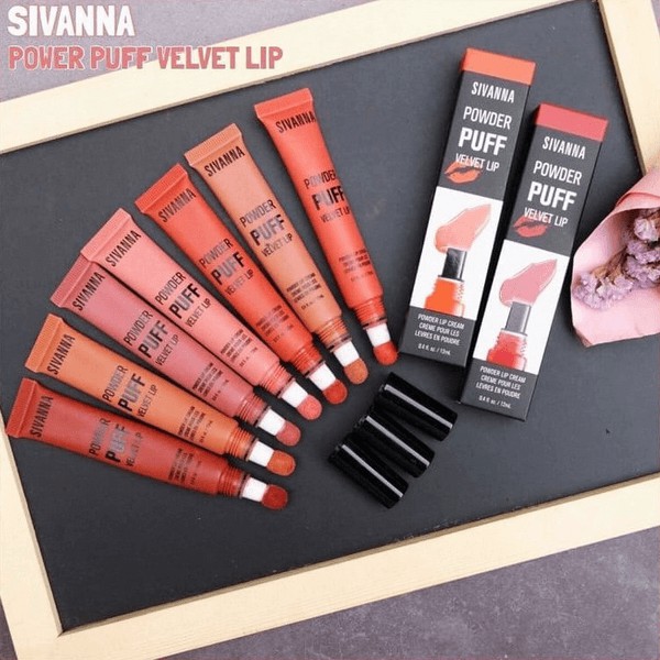 Son Kem Sivanna Powder Puff Velvet Lip HF388 12ml